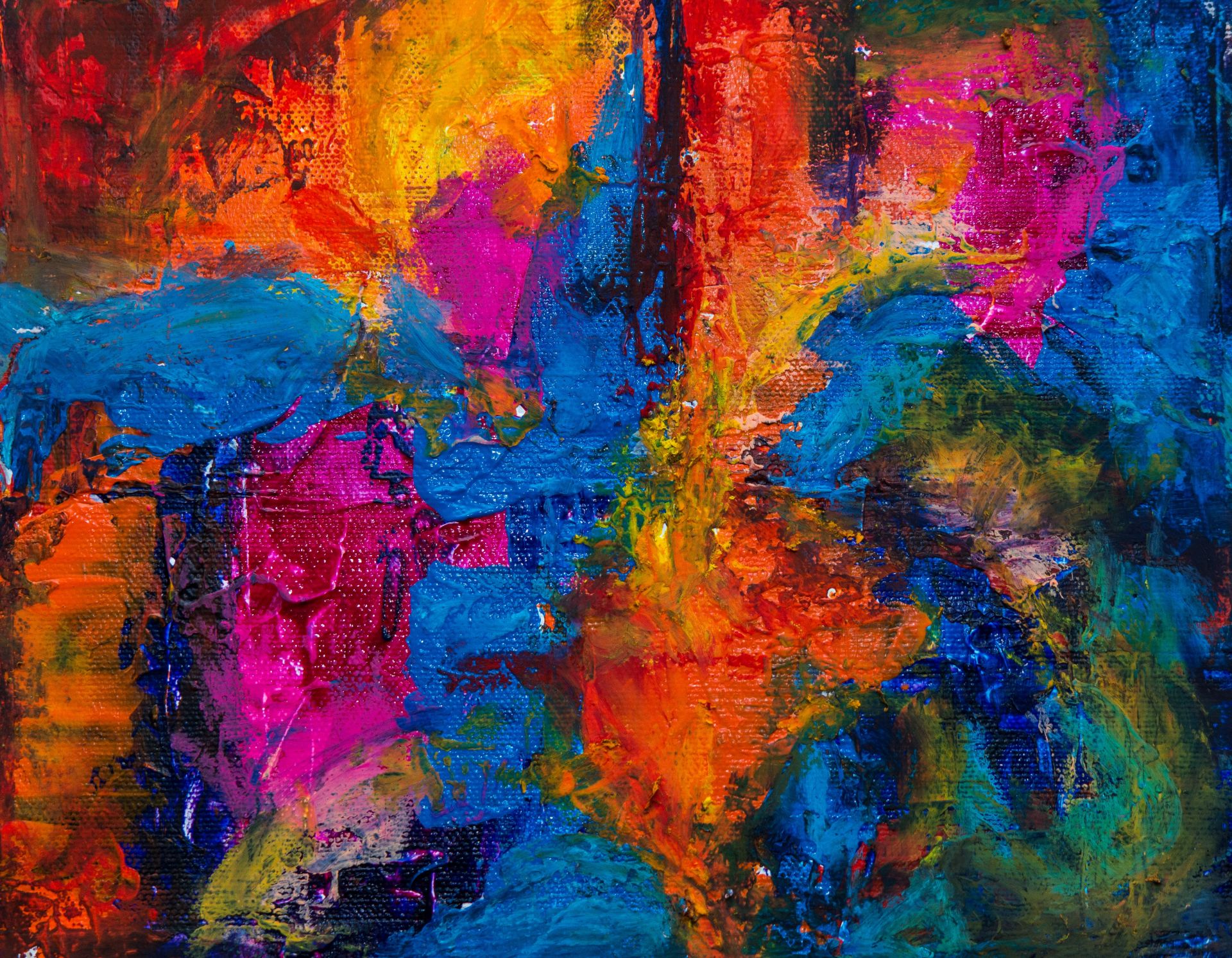 Multicolored Abstract Painting